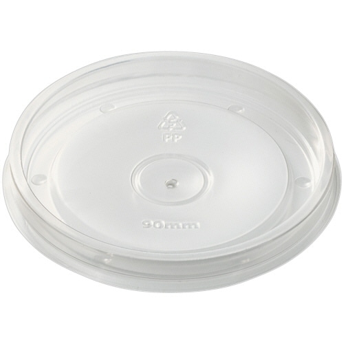 シモジマ HEIKO 食品容器 未晒フードカップ 平蓋 透明 深90口用 #004490507 1パック(25個)