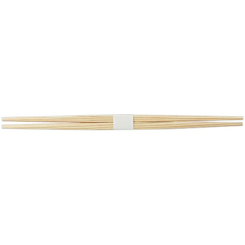 中村 杉らんちゅう箸 24cm 白帯巻 1パック(100膳)