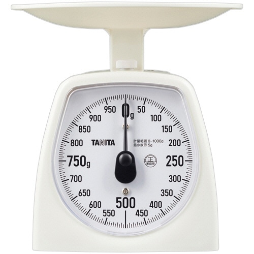 タニタ　アナログクッキングスケール　１ｋｇ　ホワイト　ＫＡ－４４１ＷＨ　１台