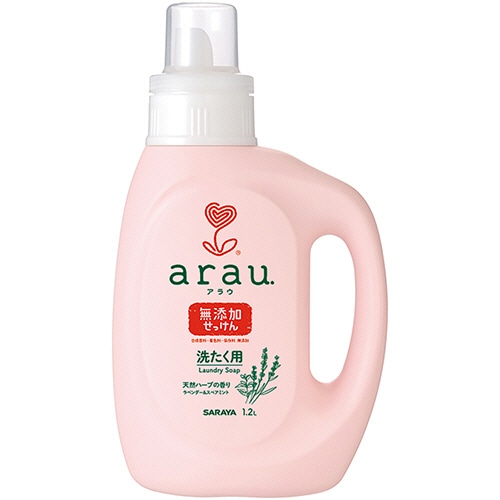 サラヤ arau.洗濯用せっけん 本体 1.2L 1本