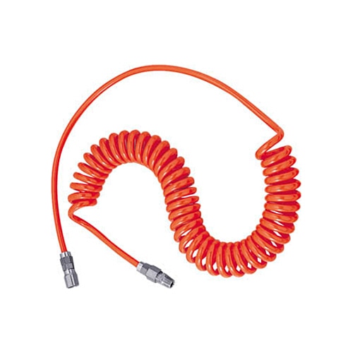 ＴＲＵＳＣＯ　ウレタンコイルホース　２．４ｍ　オレンジ　ＵＣＨ－３　１本