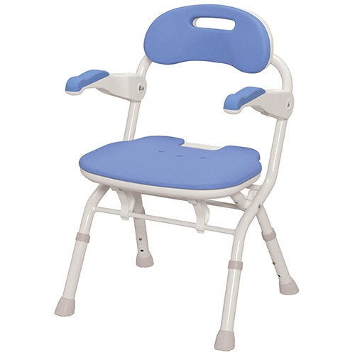 アロン化成　折りたたみシャワーベンチ　ＦＳフィット　ブルー　５３６－０５７　１台