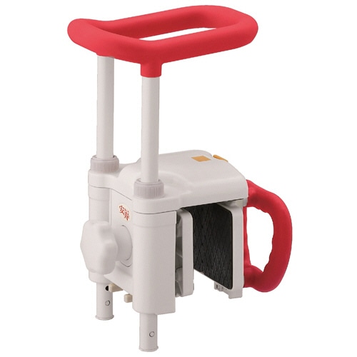 アロン化成　高さ調節付浴槽手すり　ＵＳＴ－２００Ｎ　レッド　５３６－６１４　１台