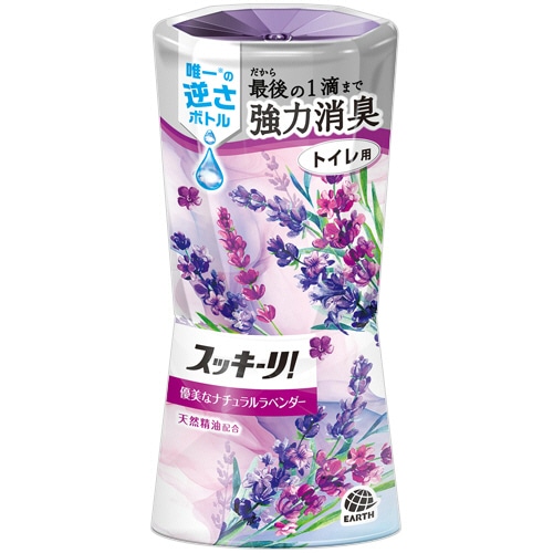 アース製薬 トイレのスッキーリ! アロマラベンダー 400mL 1個