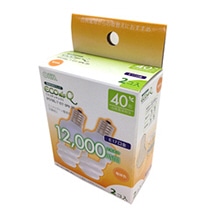 オーム電機 電球形蛍光灯 エコ電球 D形 40形 E17 電球色 EFD10EL/7E17SPN2P 1パック(2個)