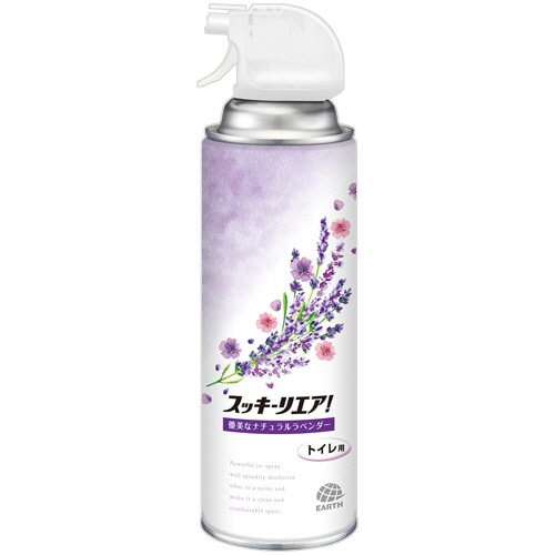 アース製薬　トイレのスッキーリエア！　優美なナチュラルラベンダーの香り　３５０ｍＬ　１本