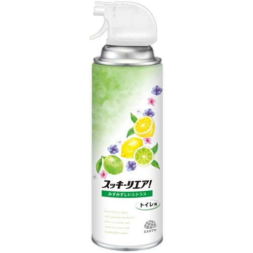 アース製薬　トイレのスッキーリエア！　みずみずしいシトラスの香り　３５０ｍＬ　１本