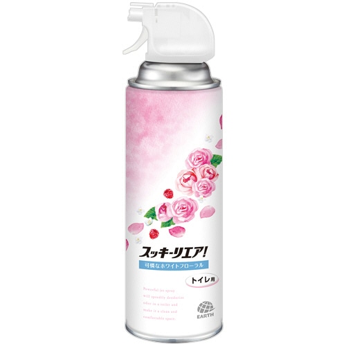 アース製薬　トイレのスッキーリエア！　可憐なホワイトフローラルの香り　３５０ｍＬ　１本