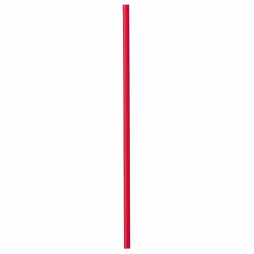 きんだい ストレートストロー(無包装) φ6×210mm レッド GS-52 1パック(500本)