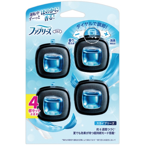 Ｐ＆Ｇ　ファブリーズ　イージークリップ　スカイブリーズ　２．５ｍＬ　１パック（４個）