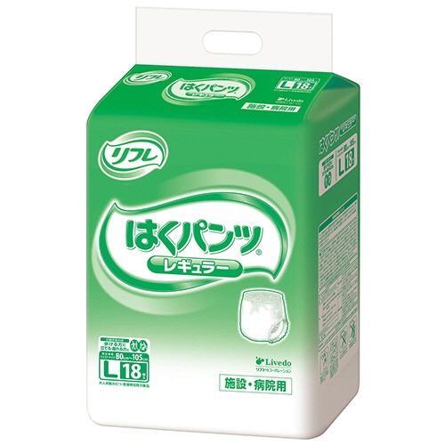 リブドゥコーポレーション リフレ はくパンツ レギュラー L 1パック(18枚)