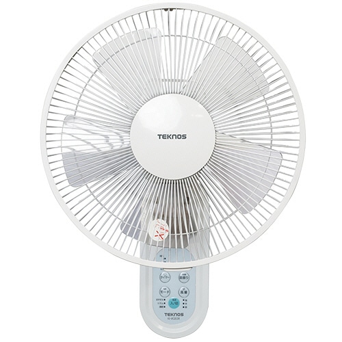 千住 TEKNOS 30cm壁掛けフルリモコン扇風機 ホワイト KI-W283R 1台