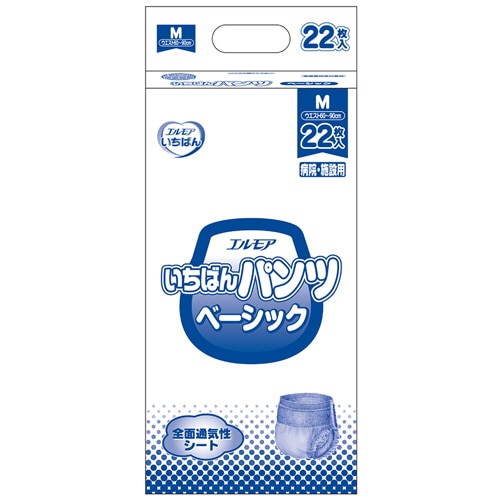 カミ商事 エルモア いちばん パンツ ベーシック M 1パック(22枚)