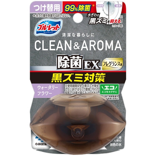 小林製薬 液体ブルーレットおくだけ 除菌EX フレグランス クリーン&アロマウォータリーフラワー つけ替用 67mL 1個