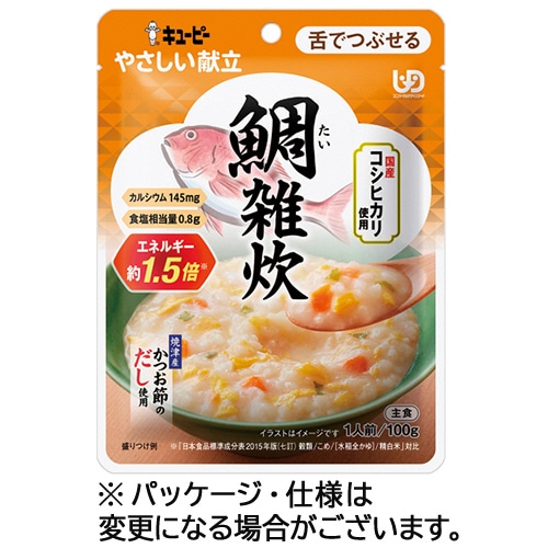 キユーピー　やさしい献立　鯛雑炊　１００ｇ　１パック