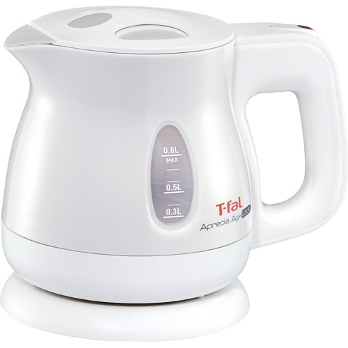 ティファール 電気ケトル アプレシア エージー・プラス ロック 0.8L パールホワイト KO4301JP 1台