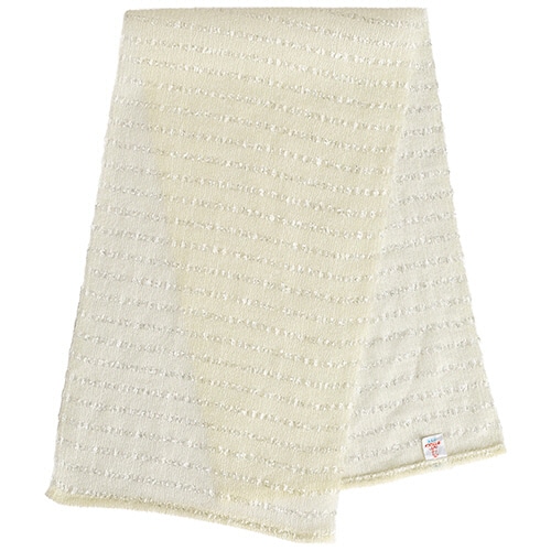 キクロン　ボディタオル　アワスター　超やわらかめ　イエロー　１枚