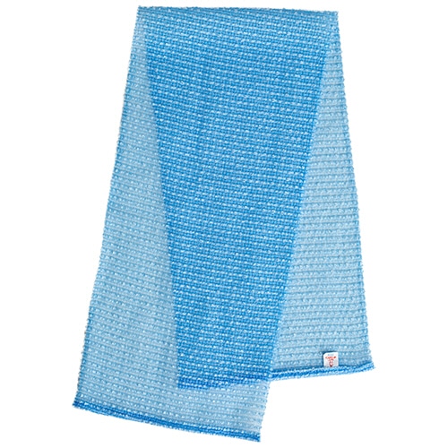 キクロン　ボディタオル　アワスター　超かため　ブルー　１枚