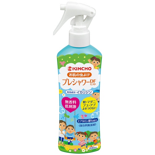 大日本除蟲菊 KINCHO お肌の虫よけ プレシャワーDF ミスト 無香料 200mL 1本