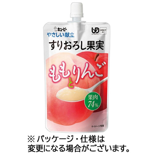 キユーピー やさしい献立 すりおろし果実 ももとりんご 100g Y4-12 1パック