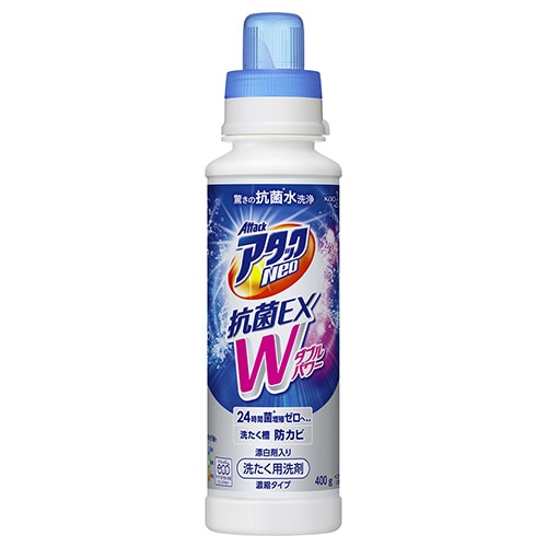 花王 アタックNeo 抗菌EX Wパワー 本体 400g 1本