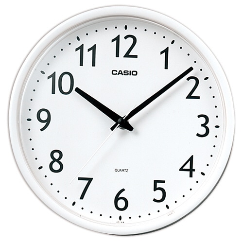 カシオ クオーツ掛時計 ホワイト IQ-58-7JF 1台