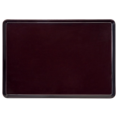 永山樹脂 トレー 角 ダークブラウン 340×240mm NJ-B01 1枚