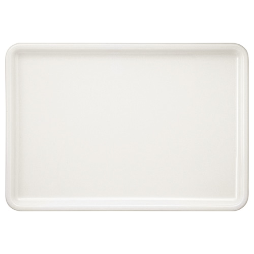 永山樹脂 トレー 角 ホワイト 400×280mm NJ-W03 1枚