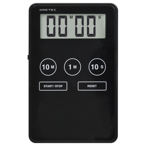 ドリテック バイブタイマー 「ポケスリム」 ブラック T-501BK 1個