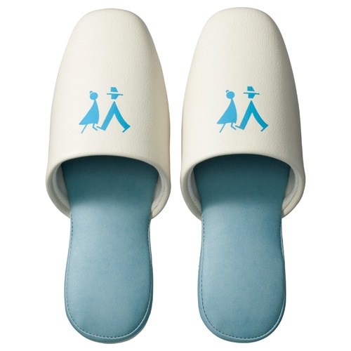 TANOSEE トイレ用 吊り込みスリッパ ブルー 1足