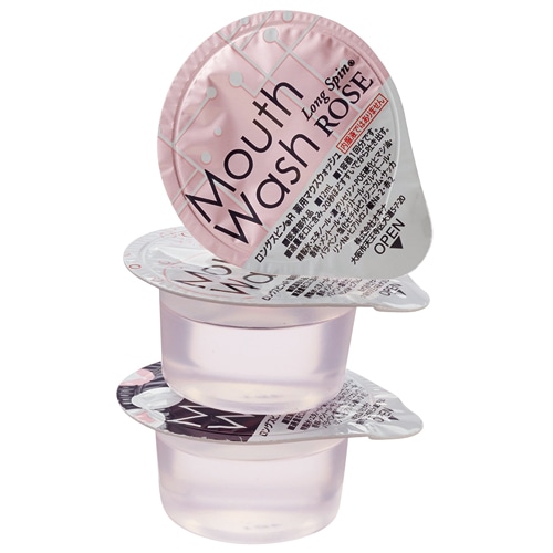 オキナ マウスウォッシュ Long Spin スタイルパック ロゼ 12mL 10188 1パック(100個)