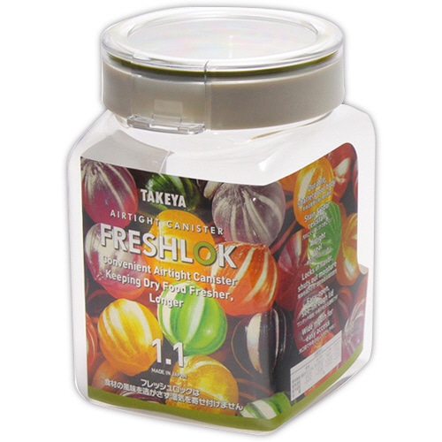 タケヤ化学工業 TAKEYA フレッシュロック 角型 1100mL 1個