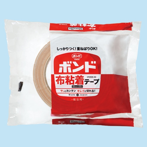 コニシ 布粘着テープ VF050N-50 50mm×25m 厚み0.21mm #05000 1巻