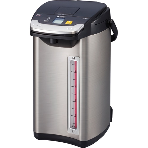 タイガー魔法瓶 蒸気レスVE電気まほうびん とく子さん 5.0L ブラック PIE-A500K 1台