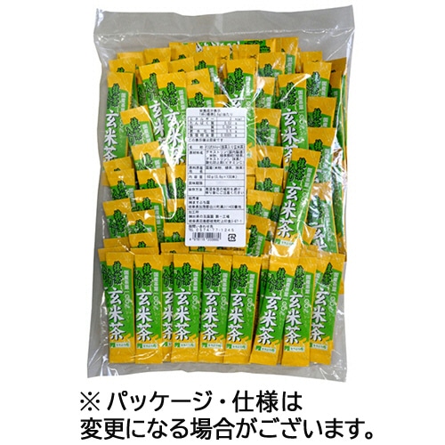 ますぶち園 インスタント抹茶入り玄米茶スティック 1袋(100本)