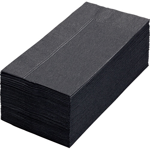 カラーナプキン 2PLY 8つ折 ブラック 1パック(50枚)