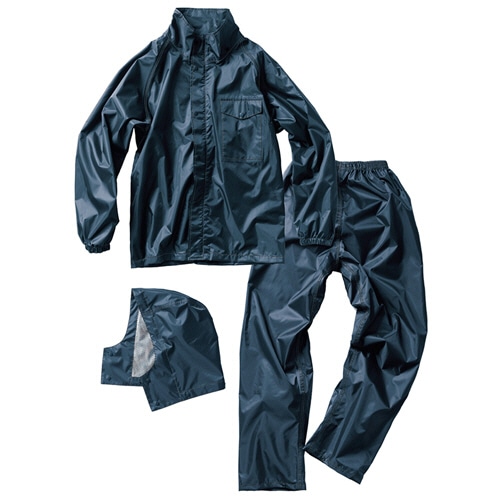 マック　チェンジシーゼロレインスーツ　ネイビー　ＬＬサイズ　ＡＳ－５０５０－ＬＬ　１着