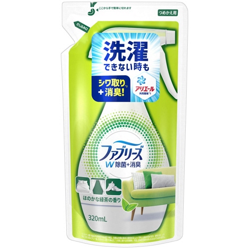 P&G ファブリーズ ダブル除菌 緑茶成分入り つめかえ用 320mL 1個