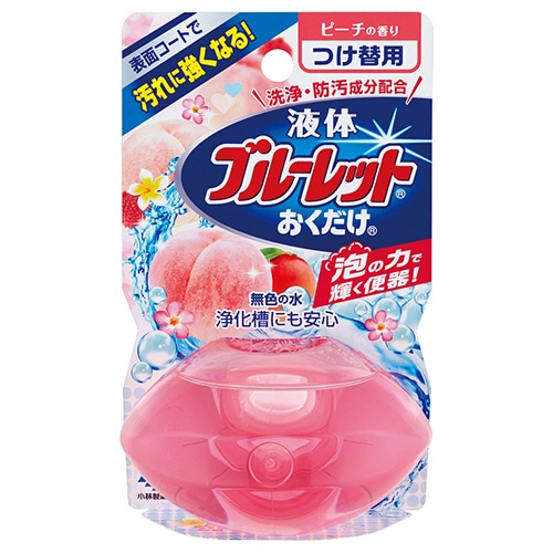 小林製薬 液体ブルーレットおくだけ ピーチの香り つけ替用 70ml 1個