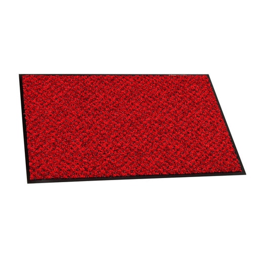 テラモト 玄関マット ハイペアロン 屋内用 600×900mm ワインレッド MR-038-040-6 1枚