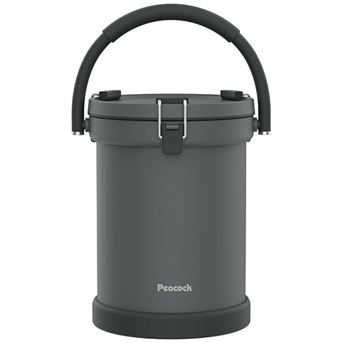 ピーコック クーラーバケット 9.5L ダークグレー IGN-100(H) 1台