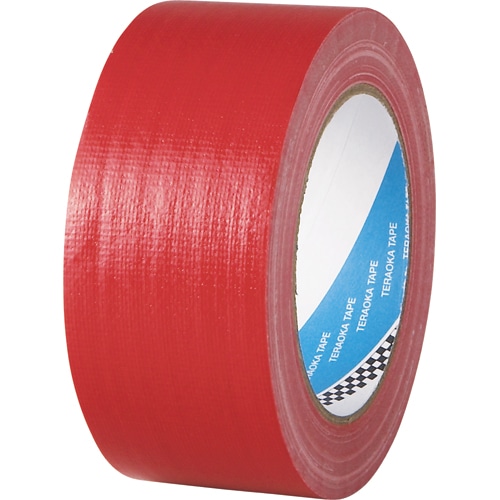 寺岡製作所 包装用布テープ No.1535 50mm×25m 赤 No.1535-50 1巻