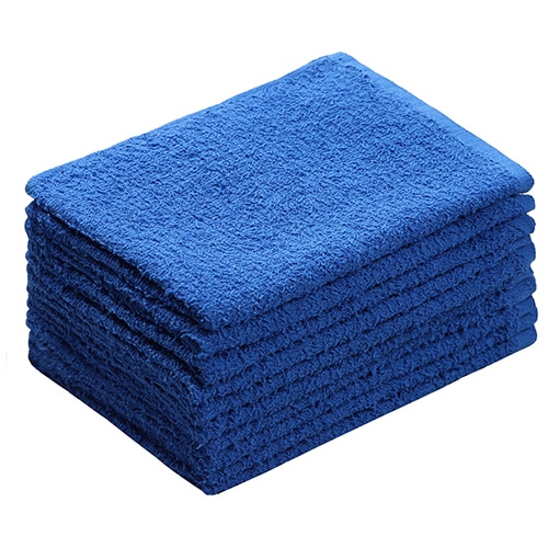 伊藤忠リーテイルリンク　おしぼりタオル　ダークカラー　青　ＯＴＤ－２　１パック（１０枚）