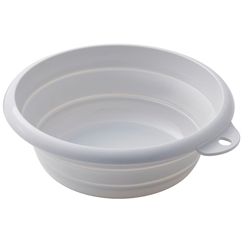 伊勢藤　おりたためる　湯おけ（マグネット付）　グレー　Ｉ－６３７ＧＹ　１個