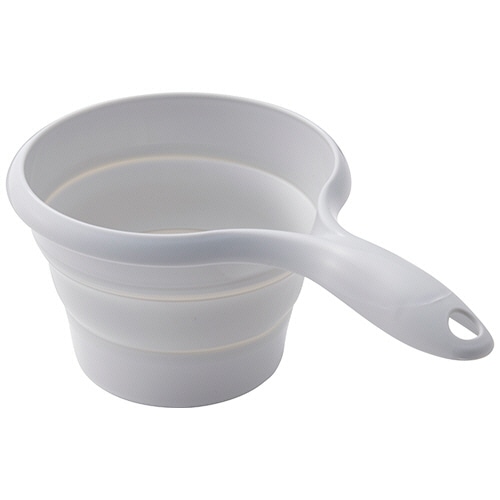 伊勢藤　おりたためる　手おけ（マグネット付）　グレー　Ｉ－６３８ＧＹ　１個