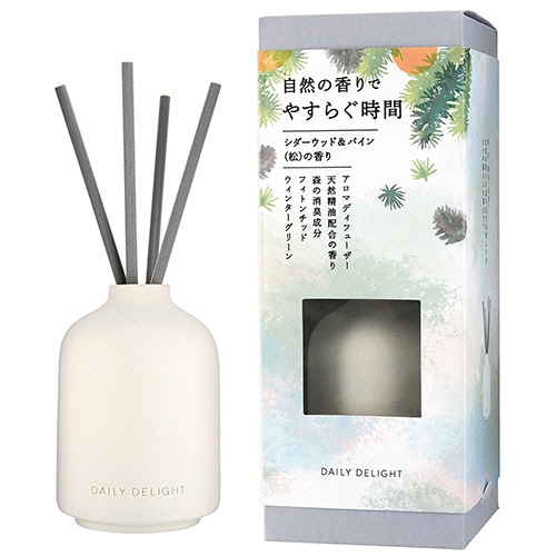 グローバルプロダクトプランニング　デイリーディライト　暮らしに添える　アロマディフューザー　シダーウッド＆パイン（松）　１２０ｍＬ　１個