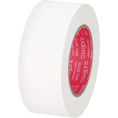 スリオンテック 布粘着テープ マットクロス 50mm×25m 厚み約0.31mm 白 334542シロ 1巻