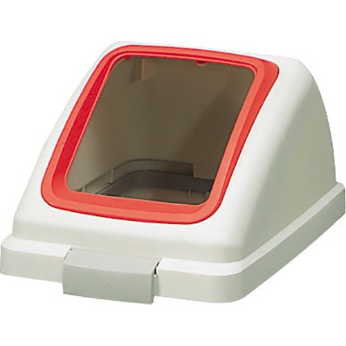 山崎産業　リサイクルトラッシュ　ＥＣＯ－５０　角穴蓋　レッド　もえるゴミ　ＹＷ－１３３Ｌ－ＯＰ１Ｒ　１個