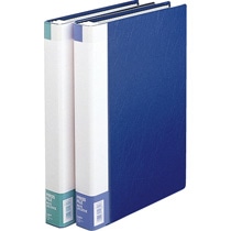 プレスファイル A4タテ 17mmとじ 青