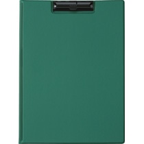 ライオン事務器 クリップホルダー A4タテ ダークグリーン No.300E 1枚